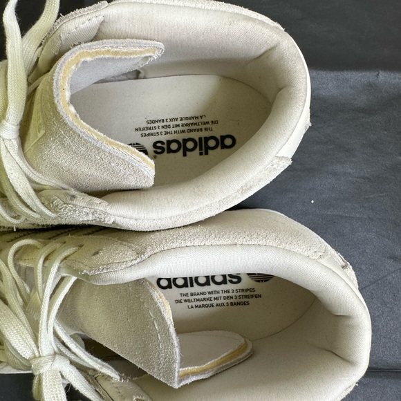 Adidas Superstar Rose Gold Metal Shell Toe Cream Suede Women Sneaker size 7 1/2 - Picture 12 of 13